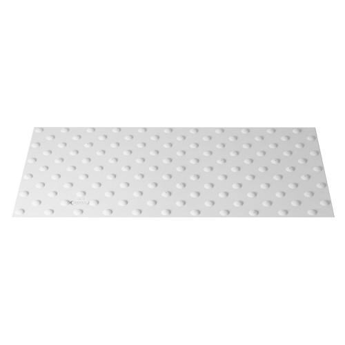 DALLE PODOTACTILE - ZONE DE DANGER - ADHÉSIVE - 815X400 MM - BLANC WATTELEZ