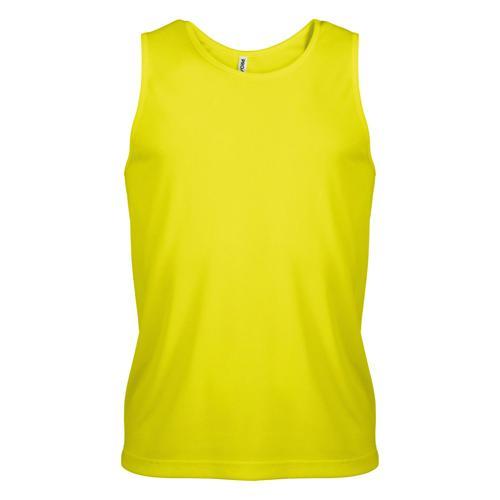 DÉBARDEUR TECHNIC JAUNE FLUO