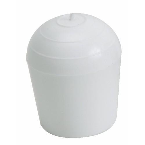 EMBOUT DE TUBE ENVELOPPANTS EN POLYÉTHYLÈNE-NOIR-D30MM PERGA