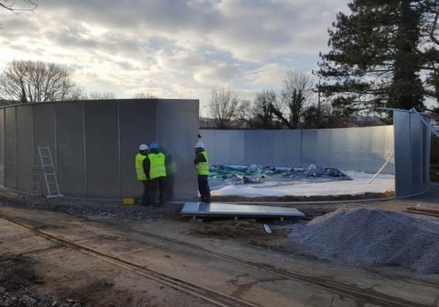 Solution économique de stockage d'eau sans béton