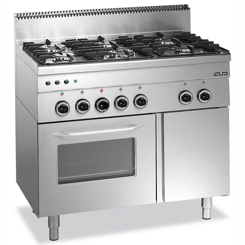 FOURNEAU MBM 6 FEUX FOUR GAZ