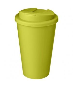 GOBELET ISOLANT AMERICANO 350ML AVEC COUVERCLE ANTI FUITES - VERT CITRON - GOBELETS ET MUGS PERSONNALISÉS