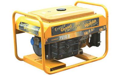 Groupe électrogène à essence Lead 7510 XL27 avec AVR - Puissance max 7,5 kVA - Réservoir 27L_0