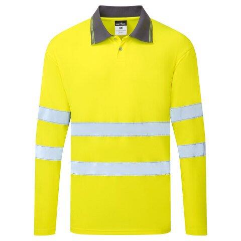 LOT DE 2 - PORTWEST ES277 ES1 ESSENTIAL POLO HAUTE VISIBILITÉ M/L JAUNE - TAILLE 4XL