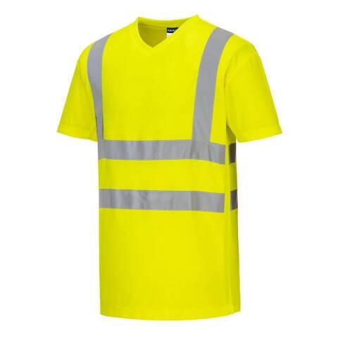 LOT DE 2 - PORTWEST S179 T-SHIRT AÉRÉ JAUNE - TAILLE XL
