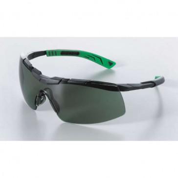 LUNETTE 5X6 SOLAIRE G15 GRIS-VERT AB/AR/ANTI-UV_0