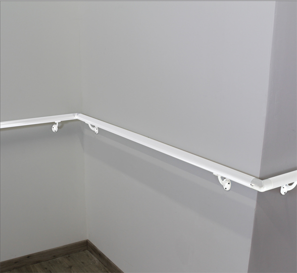 Main courante aluminium Ø40mm - légère et modulable - look contemporain_0