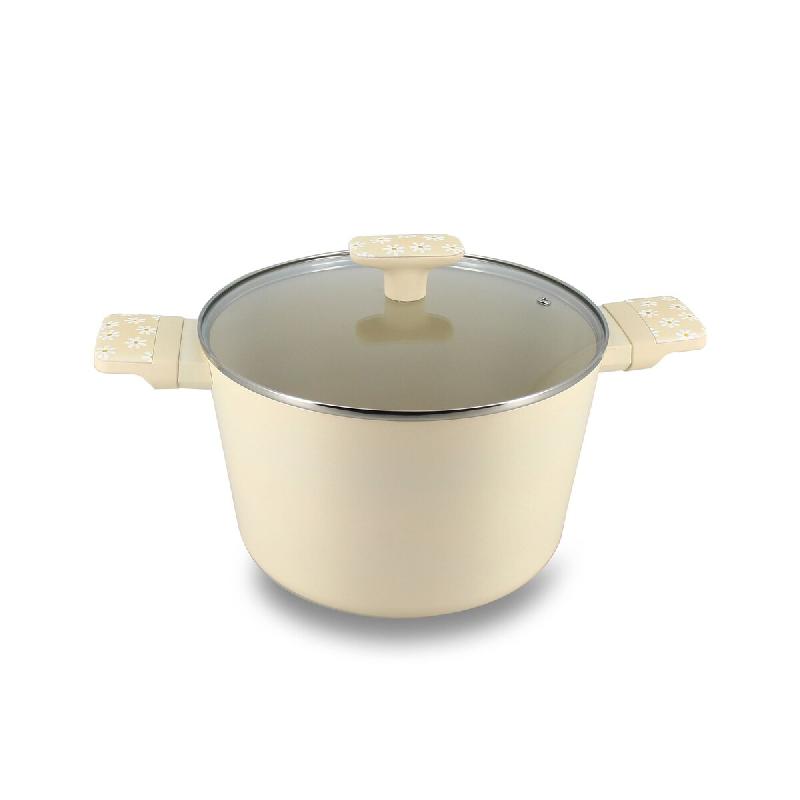 Menastyl - Faitout marguerite 24cm en aluminium - 3256391051726_0