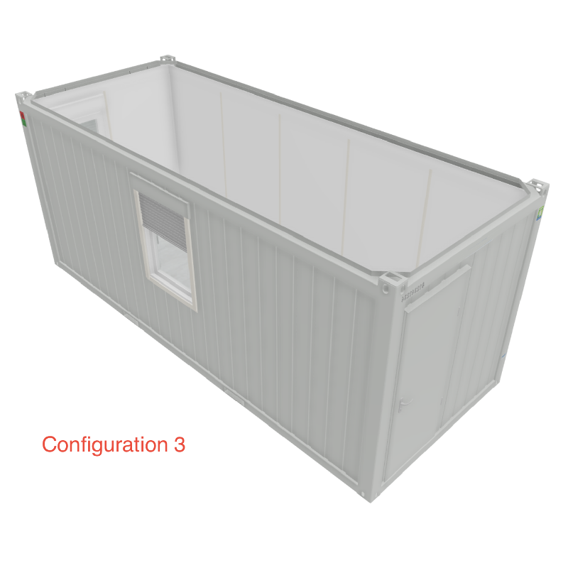 Module bureau pro VEGA24 Configuration 3 GRIS - RAL 7035_0