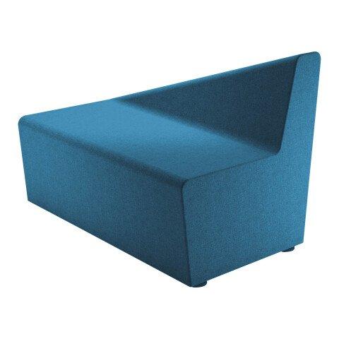 MODULE IZAKI - CHAUFFEUSE 2 PLACES/DOS INCLINÉ À DROITE BLEU