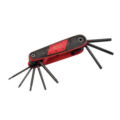 MONTURE 8 CLÉS RESISTORX _ 59-MP8 - SAM