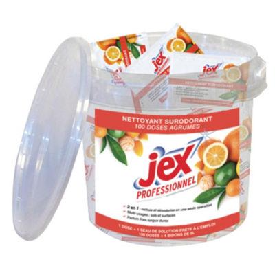 Nettoyant surodorant Jex Professionnel agrumes 20 ml, lot de 100 doses_0