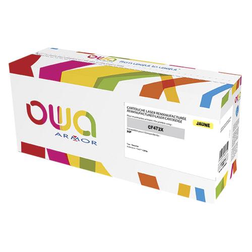 Toner OWA compatible HP CF472X - Jaune - Haute capacité - 23000 pages - Certifié Nordic Ecolabel et ISO/IEC 19798_0