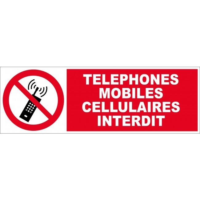Panneaux rigides 450x150 mm interdictions dangers - PNGPSC-NV13/IMOB_0