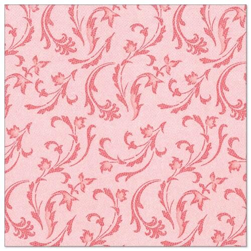 Papstar 50 serviettes ROYAL Collection 1/4 pli 40 cm x 40 cm rouge Damascato - rouge papier 84998_0