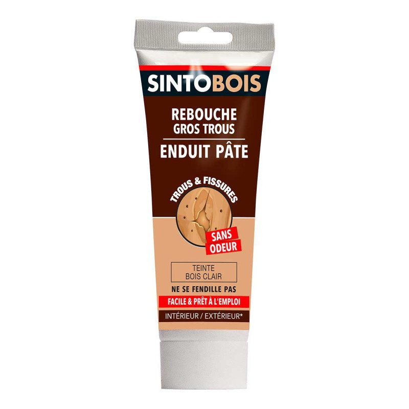 PÂTE À BOIS À L’EAU SINTOBOIS MERISIER TUBE 80G - SINTO - 37205