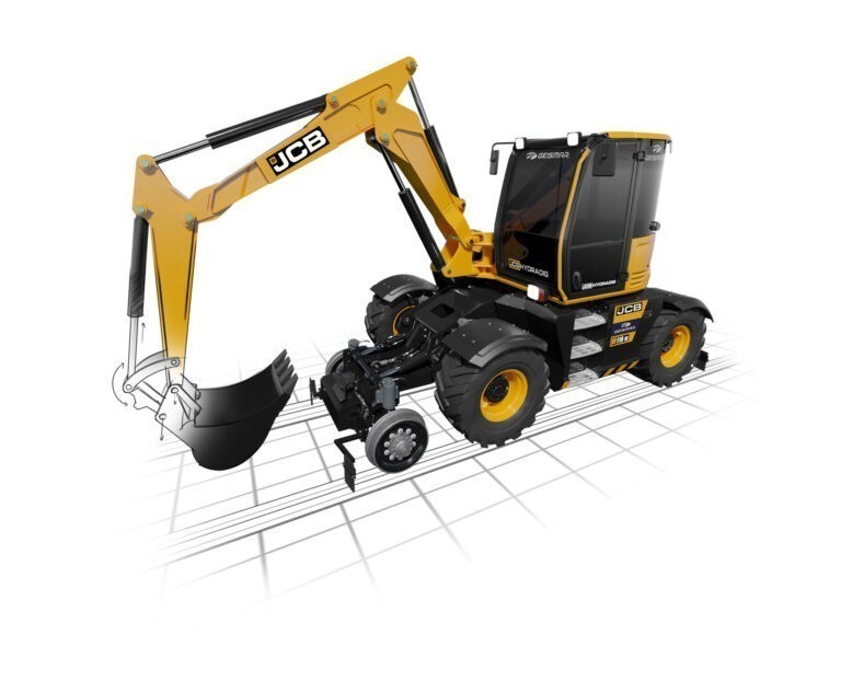 Pelle rail-route polyvalente nouvelle génération - KGT 140 - Compatible avec 18 outils ferroviaires et conforme EN 15746:2021_0