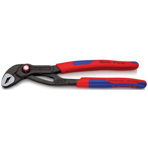 PINCE MULTIPRISE COBRA® QUICKSET 250MM - GAINAGE BI-MATIÈRE - KNIPEX