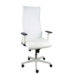 Piqueras y Crespo Sillón Albacete malla blanco similpiel blanco - blanc multi-matériau 13SM10SP10B354BRP_0