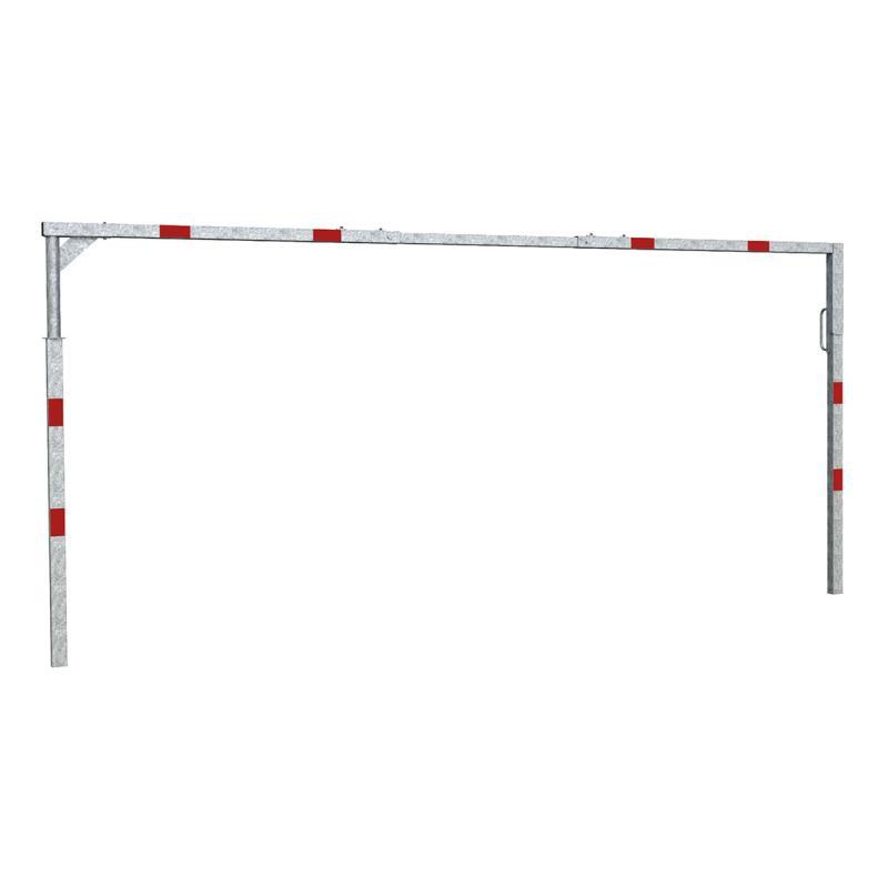 Portique limiteur de hauteur pivotant en acier - Hauteur hors sol 2200 mm - Réf : 202306_0
