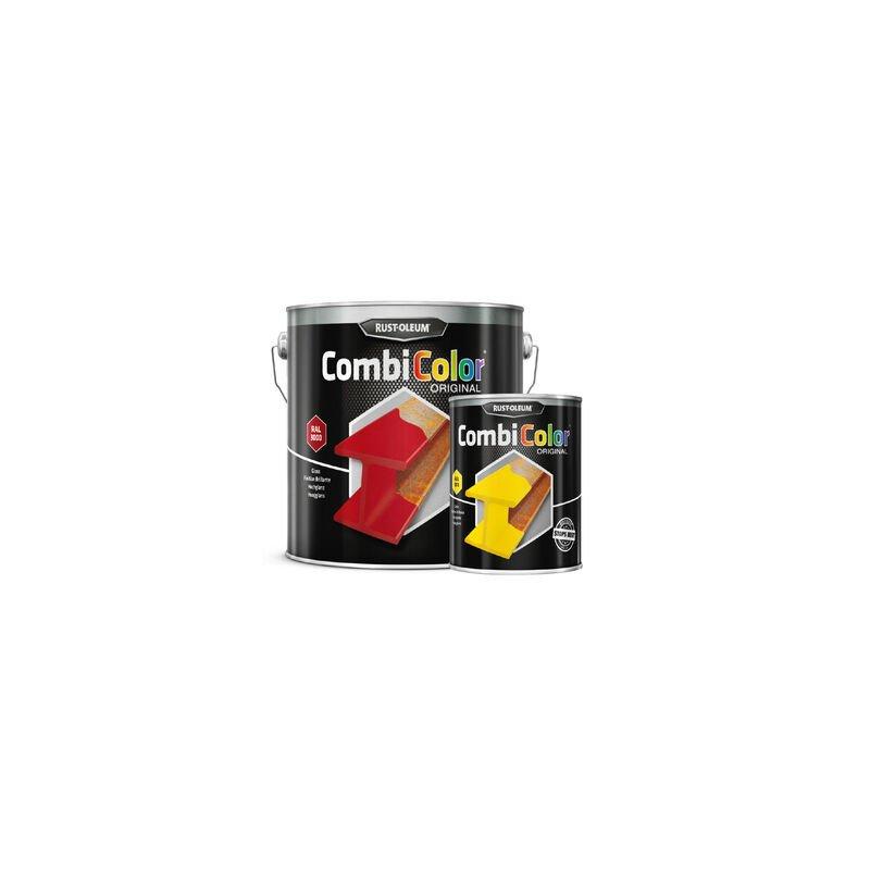 PRIMAIRE DE PROTECTION ANTIROUILLE ET FINITION COMBICOLOR ORIGINAL NOIR MAT POT 750ML - RUST-OLEUM - 7378.0.75
