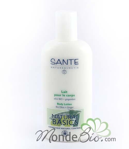 SANTE - LAIT POUR LE CORPS OLIVE ET GINGEMBRE BIO 200ML