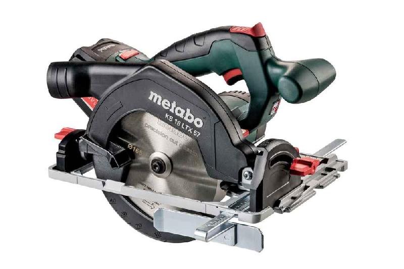 Scie circulaire portative 18 V KS 18 LTX 57 - 2 x 5,2 Ah Li-Power, ASC 55, metaBOX - Metabo_0