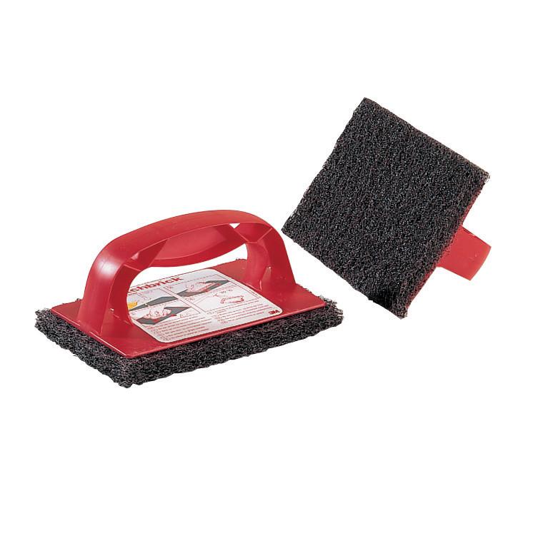 SCOTCH BRICK 9537 3M 4 POIGNÉES ABRASIVES RÉCURAGE DIFFICILE 15,2 X 10 CM