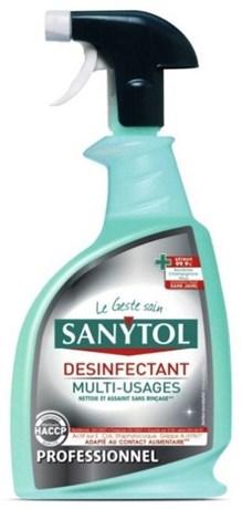 SPRAY DÉSINFECTANT SANYTOL MULTI-USAGES 750 ML