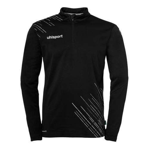 SWEAT 1/4 ZIPPÉ - UHLSPORT - SCORE 26 NOIR/BLANC