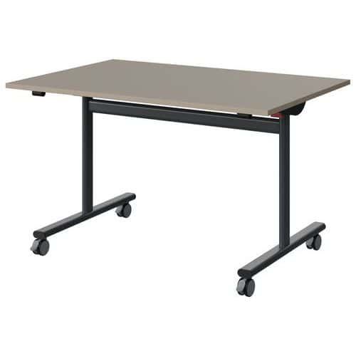 TABLE MALIBU RAB. 120X80 T5 DL STRA ABS GRIS U727/GRIS 7016