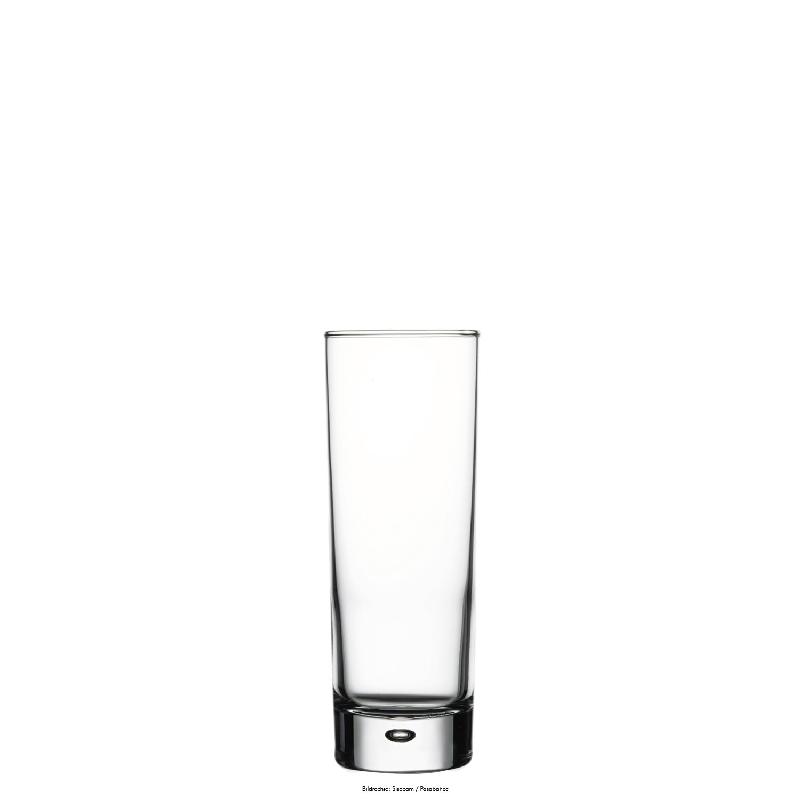VERRE À LONG DRINK PASABAHCE CENTRA TUBO, 29 CL, AVEC REPÈRE DE REMPLISSAGE À 0,2 L