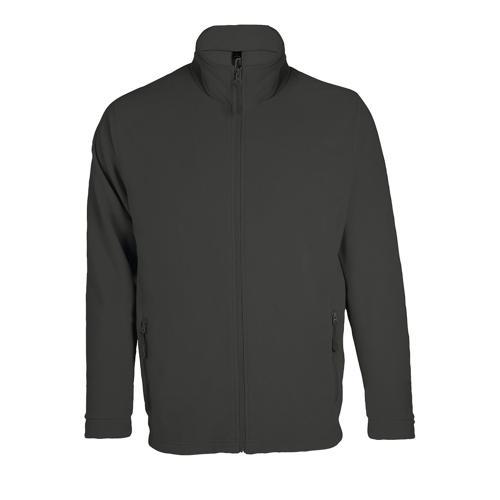 VESTE HOMME MICROPOLAIRE ZIPPÉE EN POLYESTER ANTHRACITE