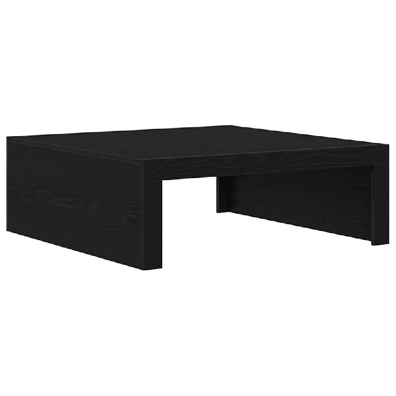 VidaXL Table basse Chêne noir 100 x 100 x 35 cm Bois d'ingénierie Modèle Boréal Élite - 862678_0