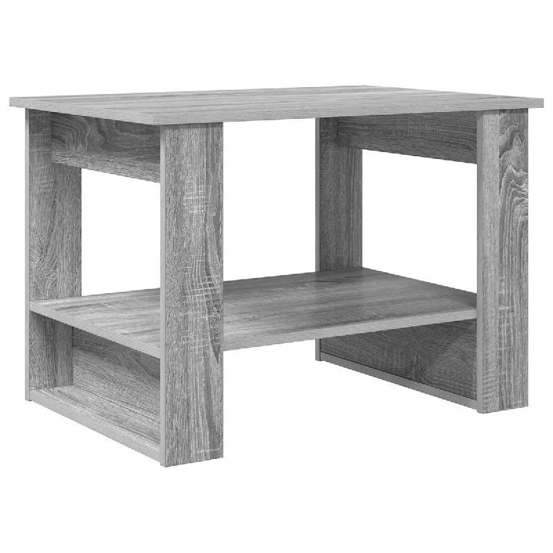 VidaXL Table basse Gris Sonoma 72 x 50 x 50 cm Bois d'ingénierie Modèle Atlas Concept - 8000193_0