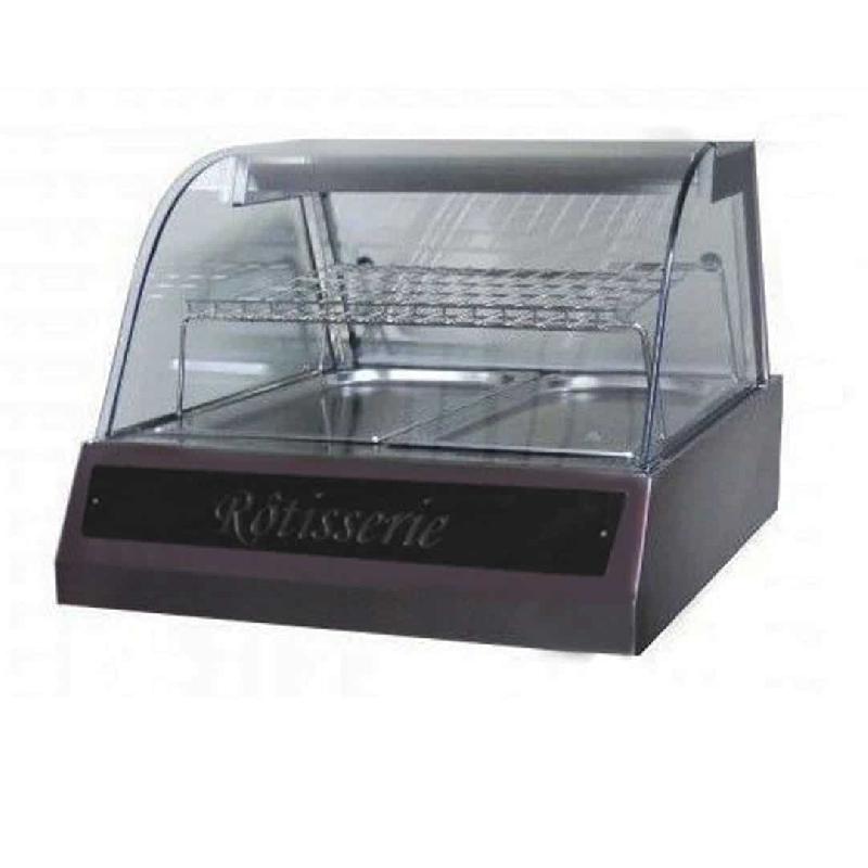 Vitrine de présentation inox 2 bacs GN 1/1 (Couleur: Noir Réf - MAPHOT750-9005-nr-12)_0
