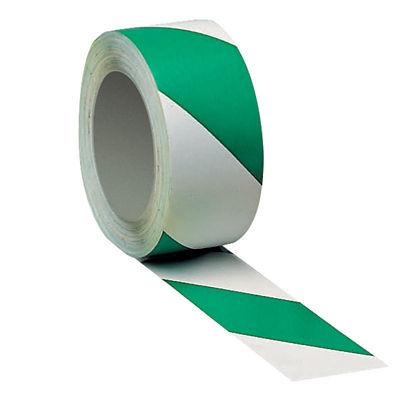 3 rouleaux de bande adhésive de marquage des sols bicolore vert/ blanc_0