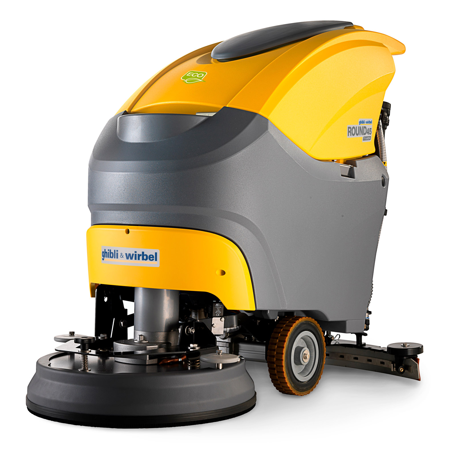 Autolaveuse Round 45 D 55 BC Touch - autonomie 3h, réservoir 45L, largeur 530mm, haut rendement 2650 m²/h_0