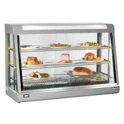 Vitrine chauffante Deli III à poser  - 373L | Bartscher - 306055 - argenté acier 306055_0