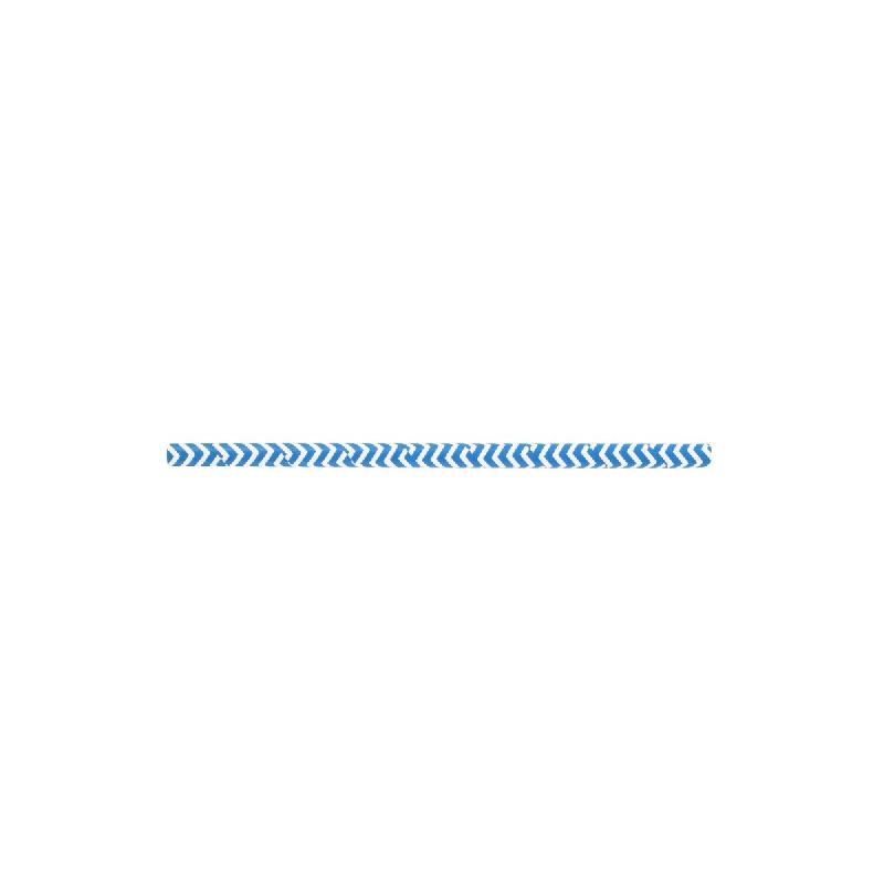 Betik Ecoline – 6000 unités – Paille droite papier bleu et blanc motif vagues – Ø 6 mm x H 20 cm - multicolore en carton 1010385_0