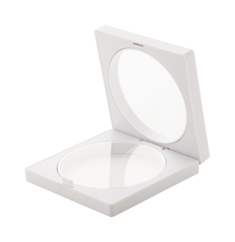 Étui plastique avec fenêtre - Idéal pour porte-clés et clés USB - Couleur blanche - 47,5g_0