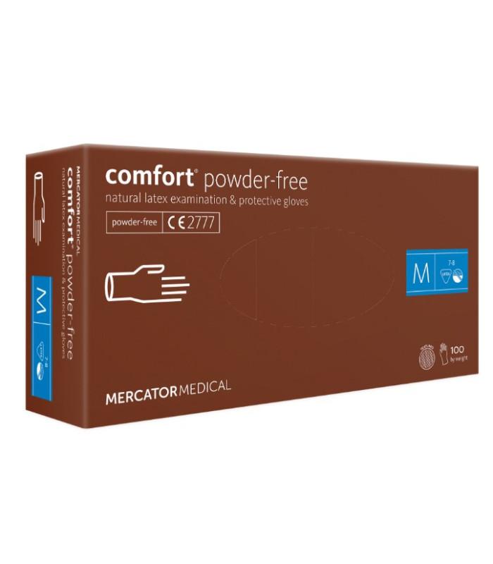 Gant latex Comfort® non poudré - boîte de 100 - taille M (7/8) - gants d'hygiène et de protection_0