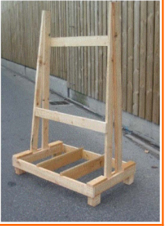 Palette en bois - dosseret en « T inversé » pour produits à chants - jusqu'à 7.50 mètres_0