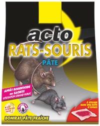 PÂTE ANTI RATS ET SOURIS ACTO 150 G