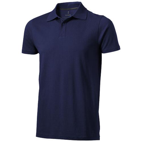 Polo manche courte pour homme Seller - 100% coton maille piquée - 180 g/m² - Col côte en tricot plat_0