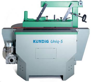 Ponceuse à bande pour chants - Kündig Uniq-S - Ruban transporteur intégré_0