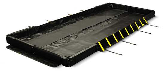 Stinger berms à mémoire de formes - 4836BK - Rétention de 300 à 3300 litres, hauteur 30 cm, longueur jusqu'à 26 mètres_0