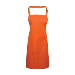 Tablier de travail orange avec poche stylo - Taille unique - Premier - 65% polyester / 35% coton_0