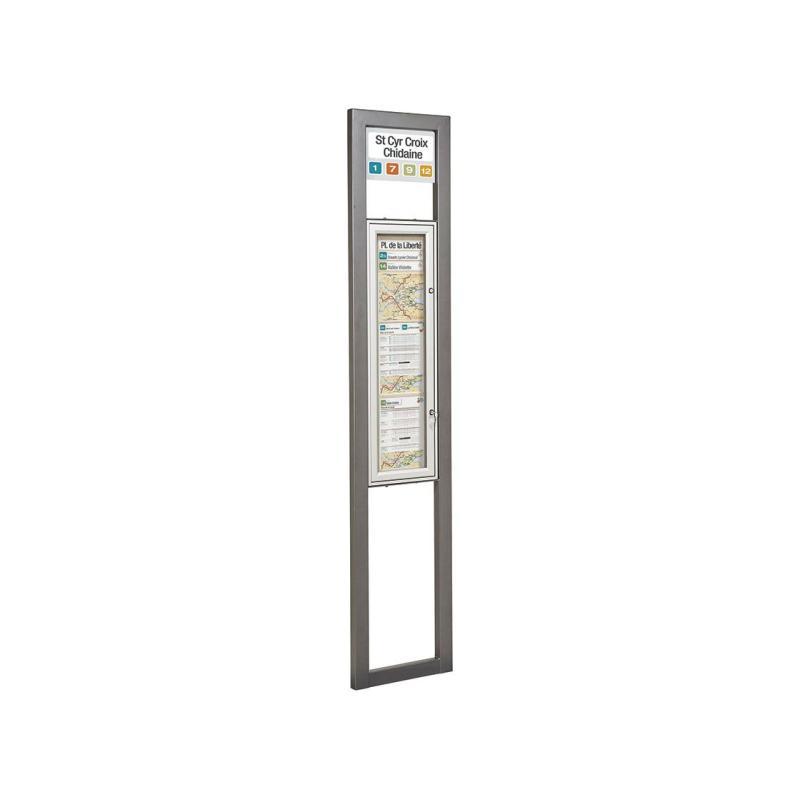 Totem arrêt de bus Milan - Réf : 529440.Gpro - Peu encombrant et adapté aux espaces restreints_0