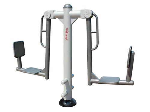 Urba Gym - Appareil de fitness pour étirements des jambes - Acier peint - 2,18 x 0,4 x 1,66 m - Conforme norme 16630_0